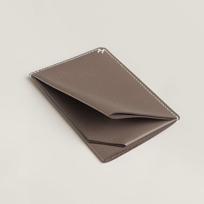  Hermes H Sellier Card Holder Toupe
