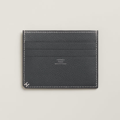  Hermes H Sellier Card Holder Gris Misty