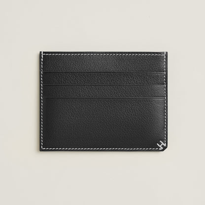  Hermes H Sellier Card Holder Noir