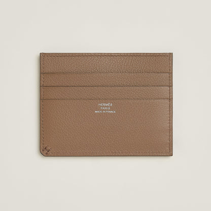  Hermes H Sellier Fil Card Holder Noir