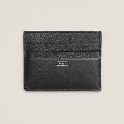 Hermes H Sellier Fil Card Holder Noir