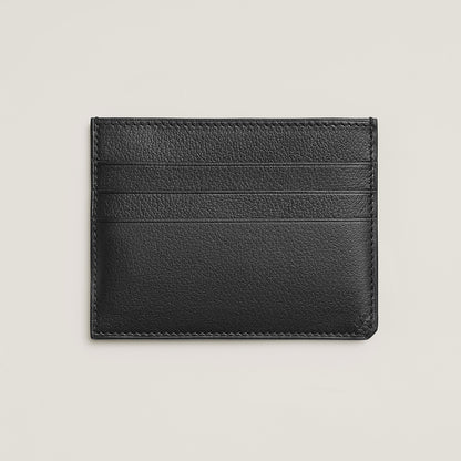  Hermes H Sellier Fil Card Holder Noir