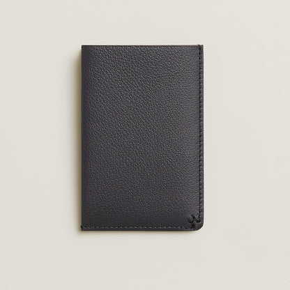  Hermes H Sellier Fil Card Holder Noir