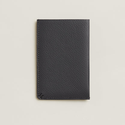  Hermes H Sellier Fil Card Holder Noir