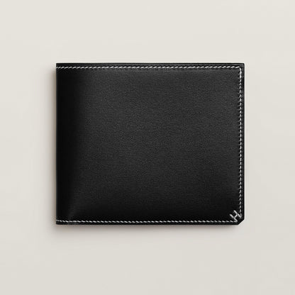  Hermes H Sellier Compact Wallet Noir