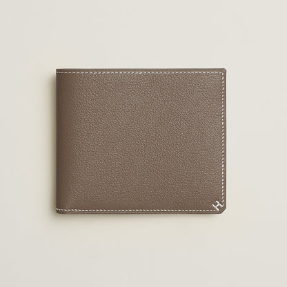  Hermes H Sellier Compact Wallet Toupe