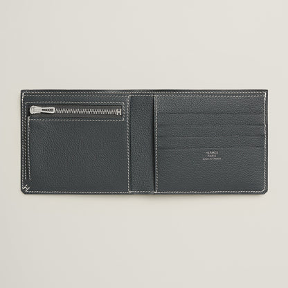  Hermes H Sellier Compact Wallet Noir