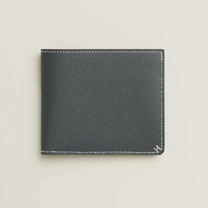  Hermes H Sellier Compact Wallet Noir