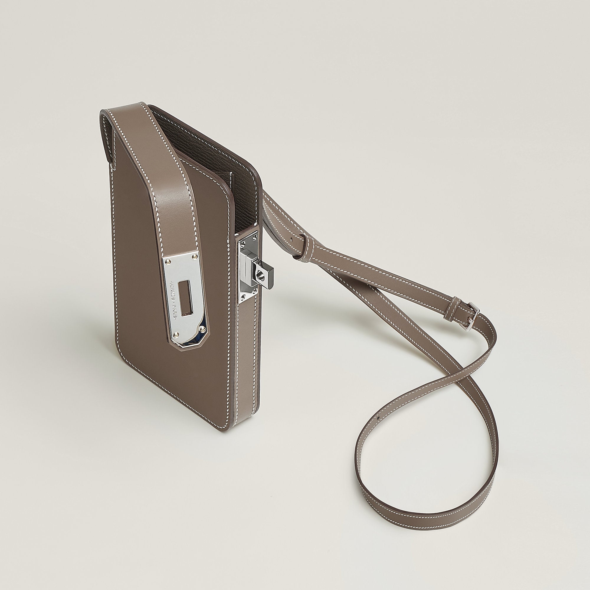  Hermes Hac A Box Phone Case Toupe