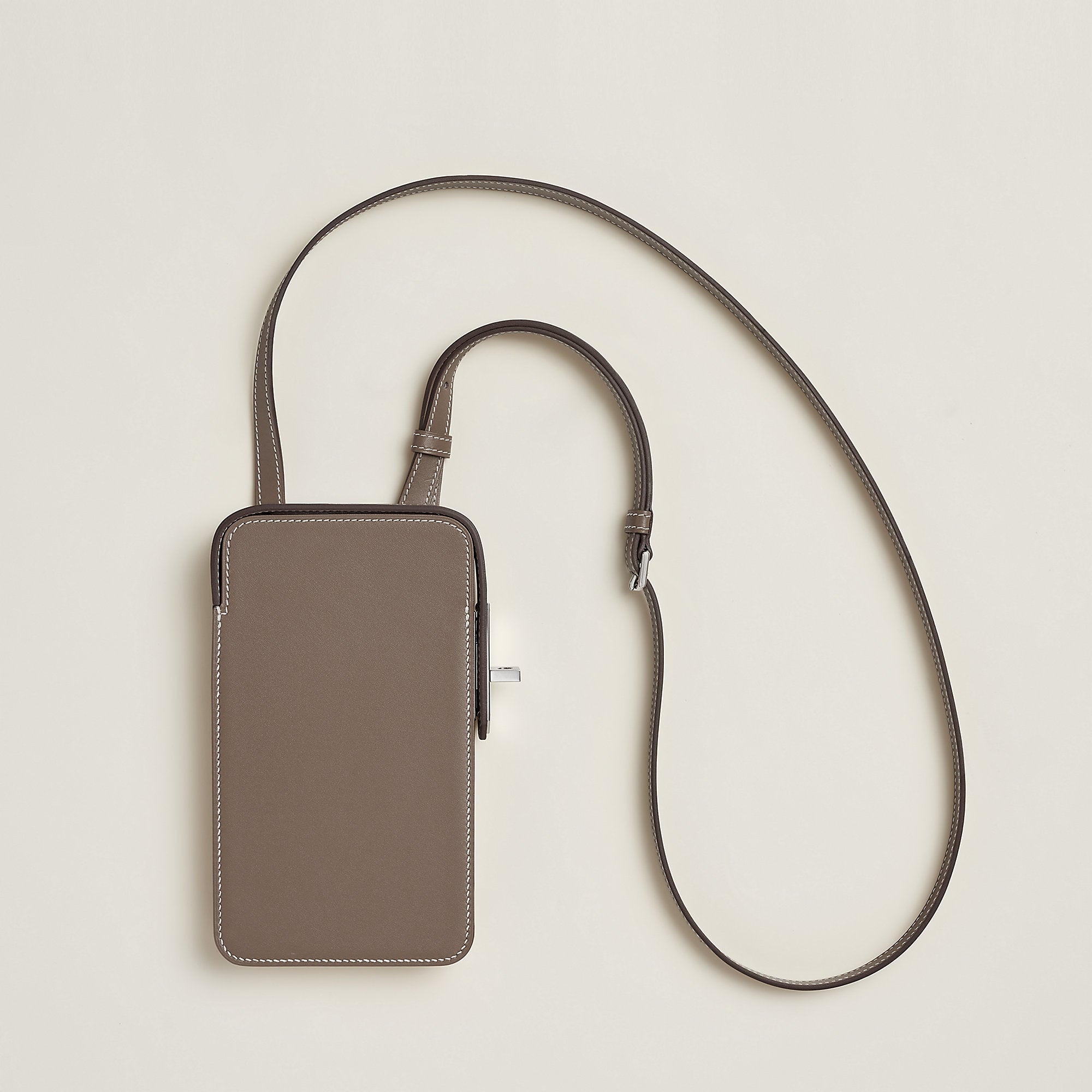  Hermes Hac A Box Phone Case Toupe