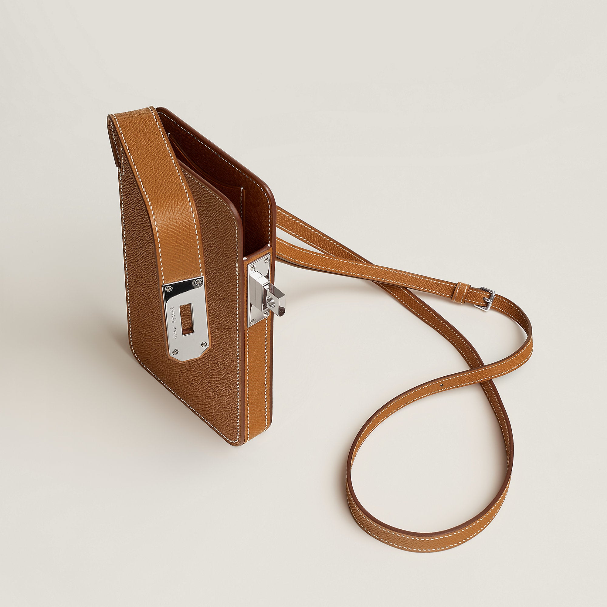  Hermes Hac A Box Phone Case Toupe