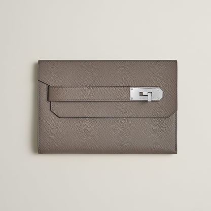  Hermes Hacademi Pouch Gris Tain