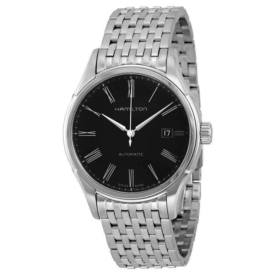 Hamillton Valiant Black Dial Stainless Steel Mens Watch