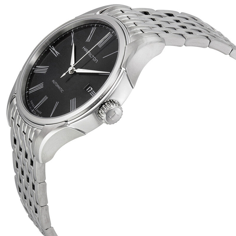 Hamillton Valiant Black Dial Stainless Steel Mens Watch