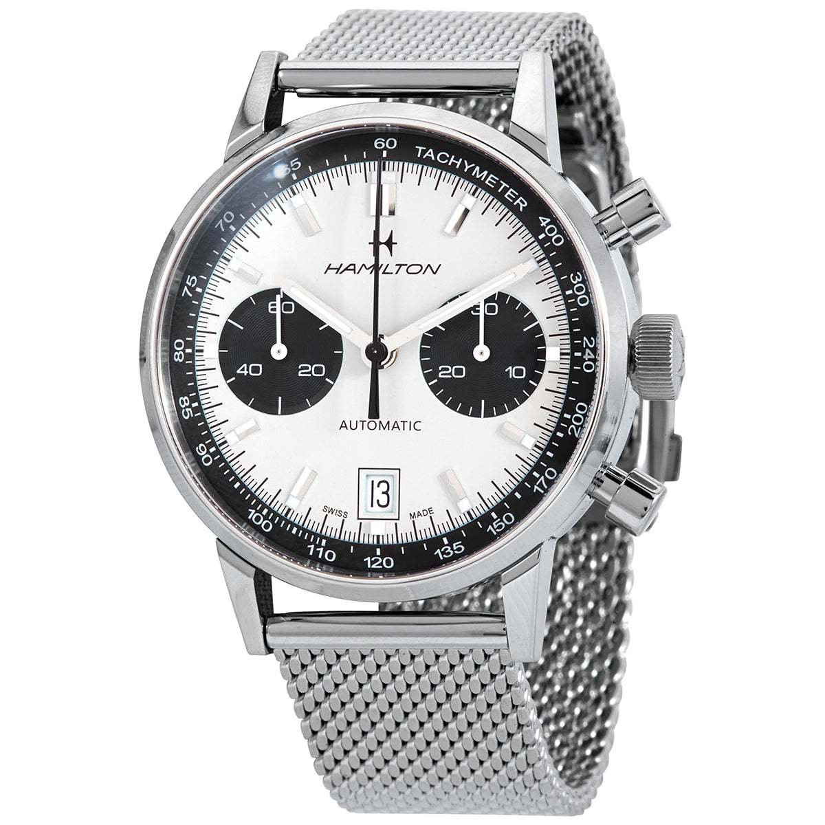 Hamilton American Classic Chronograph Automatic White Dial Mens Watch