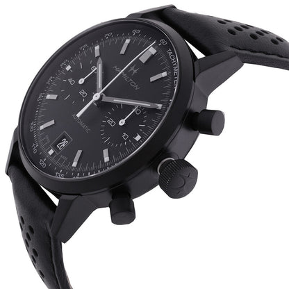 Hamilton American Classic Intra-Matic Chronograph Automatic Black Dial Watch