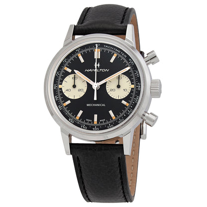 Hamilton American Classic Intra-Matic Chronograph Mechanical Black Dial Mens Watch