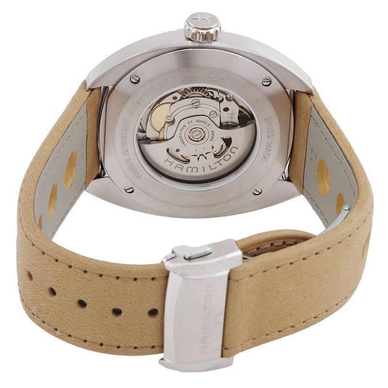 Hamilton American Classic Pan Europ Day Date Automatic Beige Dial Mens Watch