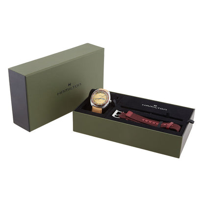Hamilton American Classic Pan Europ Day Date Automatic Beige Dial Mens Watch