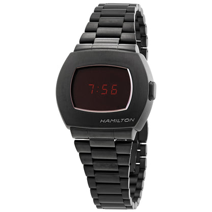 Hamilton American Classic Psr Quartz Digital Black Dial Mens Watch