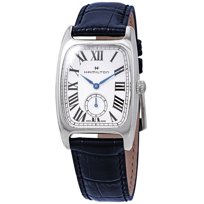 Hamilton Boulton L Silver Dial Blue Leather Women's Watch