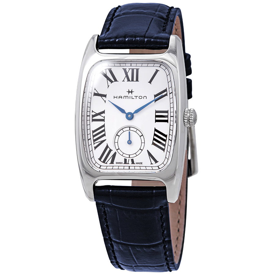 Hamilton Boulton L Silver Dial Blue Leather Women's Watch