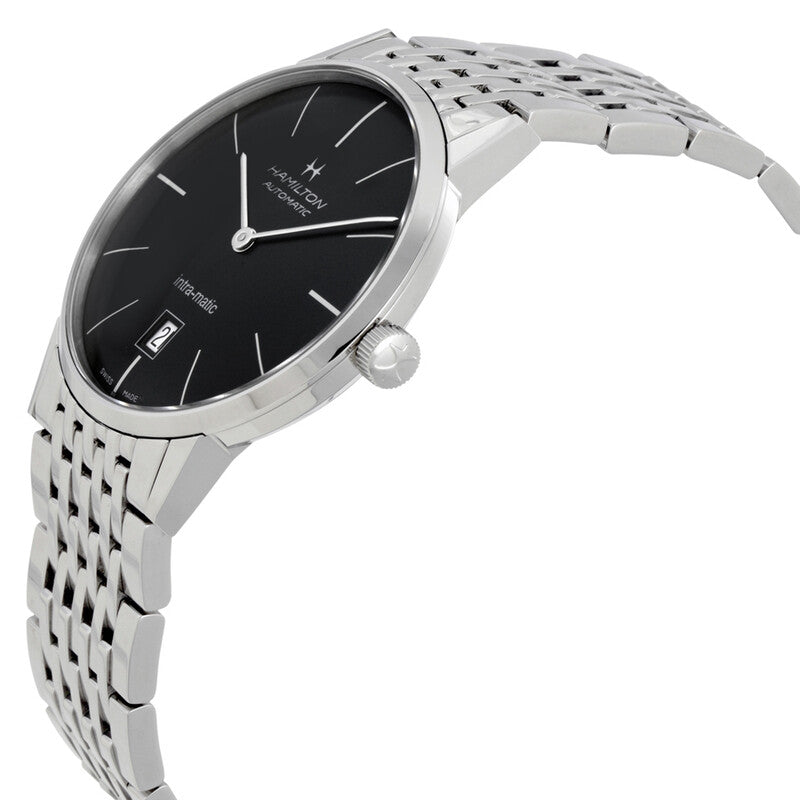 Hamilton Intra-Matic Automatic Black Dial Mens Watch