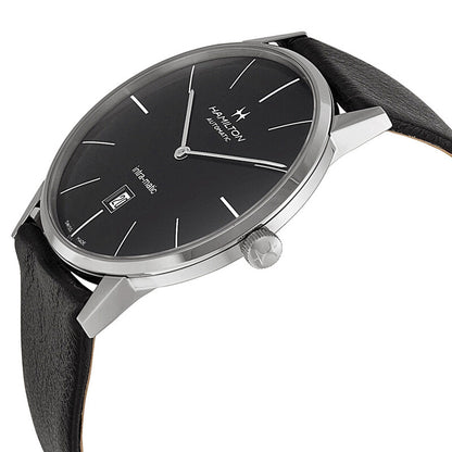 Hamilton Intra-Matic Automatic Black Dial Mens Watch