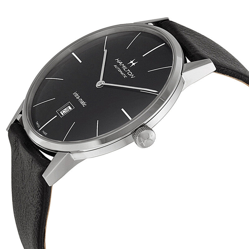 Hamilton Intra-Matic Automatic Black Dial Mens Watch