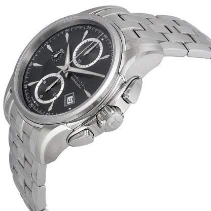 Hamilton Jazzmaster Automatic Chronograph Black Dial Mens Watch