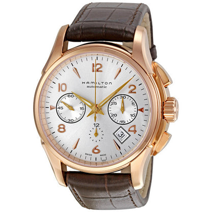 Hamilton Jazzmaster Automatic Chronograph Rose Gold-Tone Mens Watch