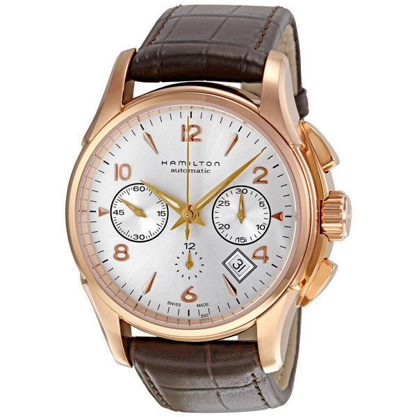 Hamilton Jazzmaster Automatic Chronograph Rose Gold-Tone Mens Watch