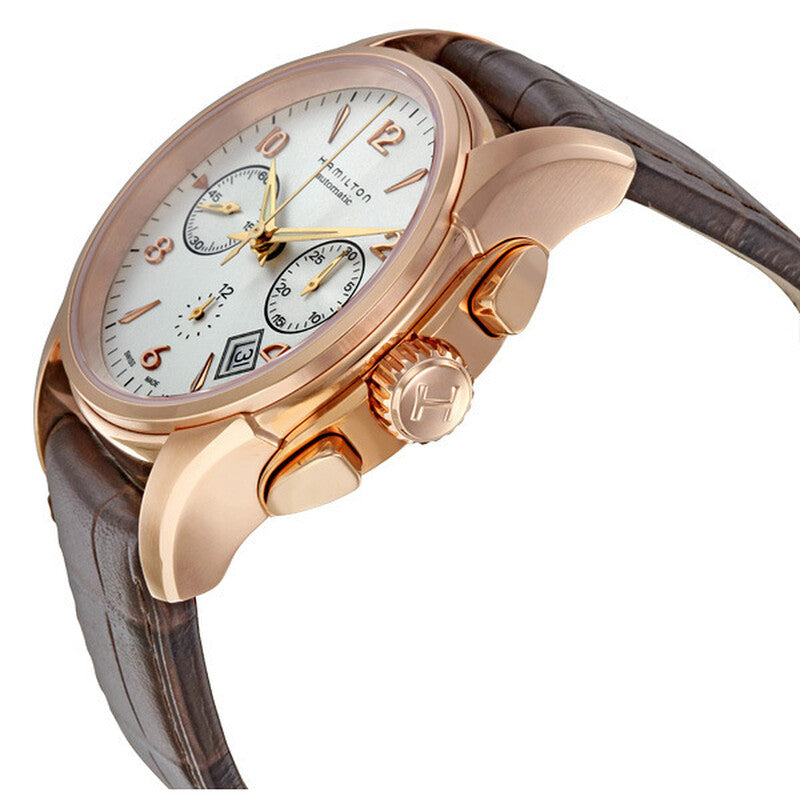 Hamilton Jazzmaster Automatic Chronograph Rose Gold-Tone Mens Watch