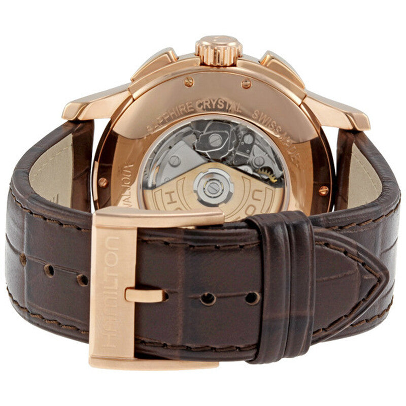 Hamilton Jazzmaster Automatic Chronograph Rose Gold-Tone Mens Watch