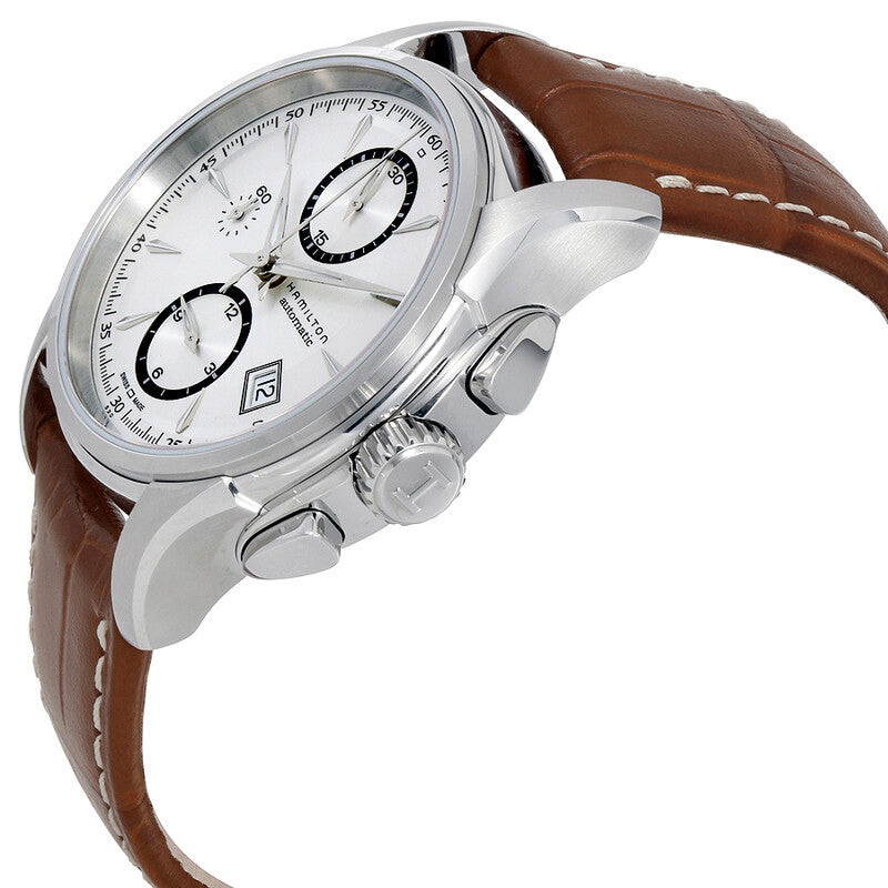 Hamilton Jazzmaster Automatic Chronograph Silver Dial Mens Watch