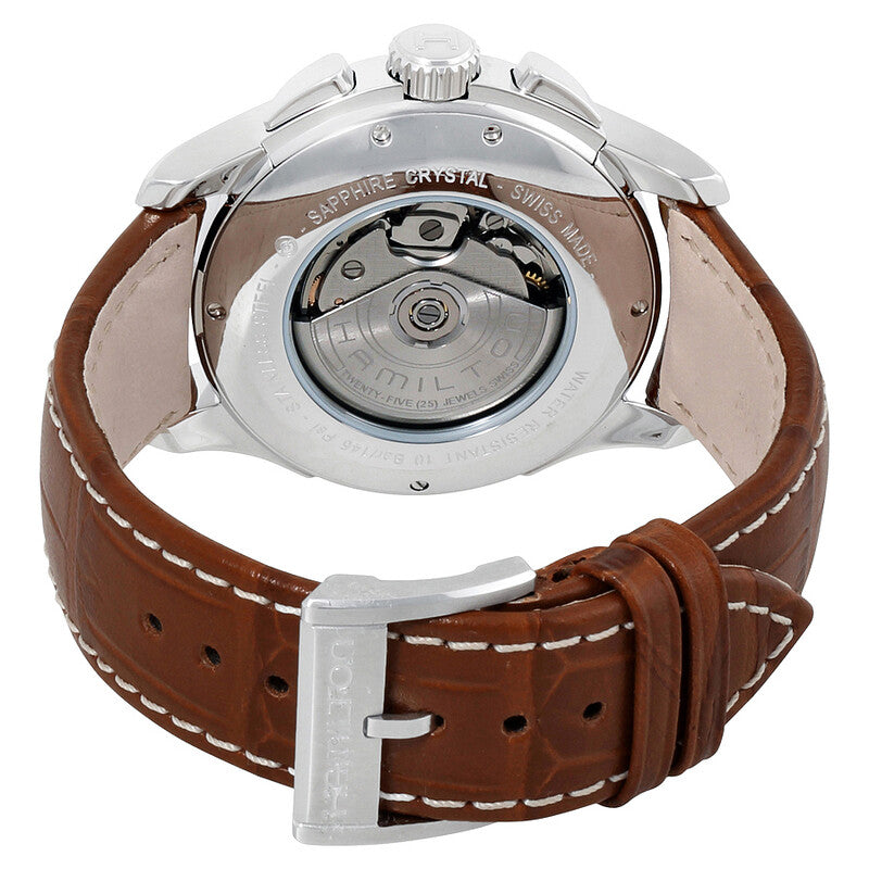 Hamilton Jazzmaster Automatic Chronograph Silver Dial Mens Watch