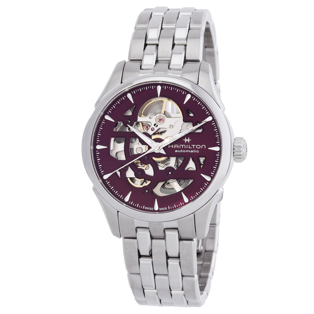 Hamilton Jazzmaster Automatic Purple Dial Women's Watch