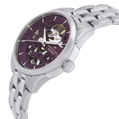 Hamilton Jazzmaster Automatic Purple Dial Women's Watch
