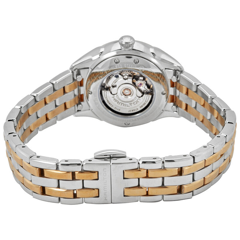 Hamilton Jazzmaster Automatic Silver Dial Women's Two Tone Watch