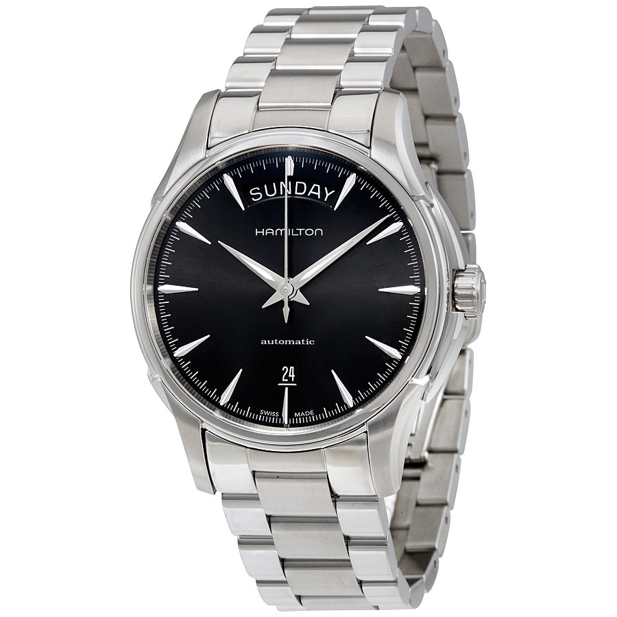 Hamilton Jazzmaster Black Dial Stainless Steel Mens Watch
