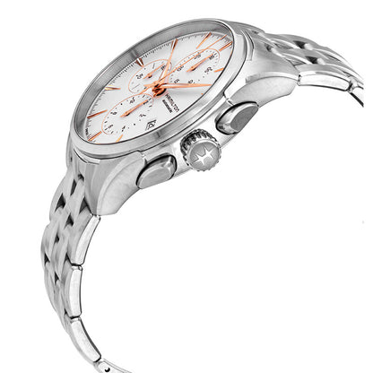 Hamilton Jazzmaster Chronograph Automatic Silver Dial Mens Watch