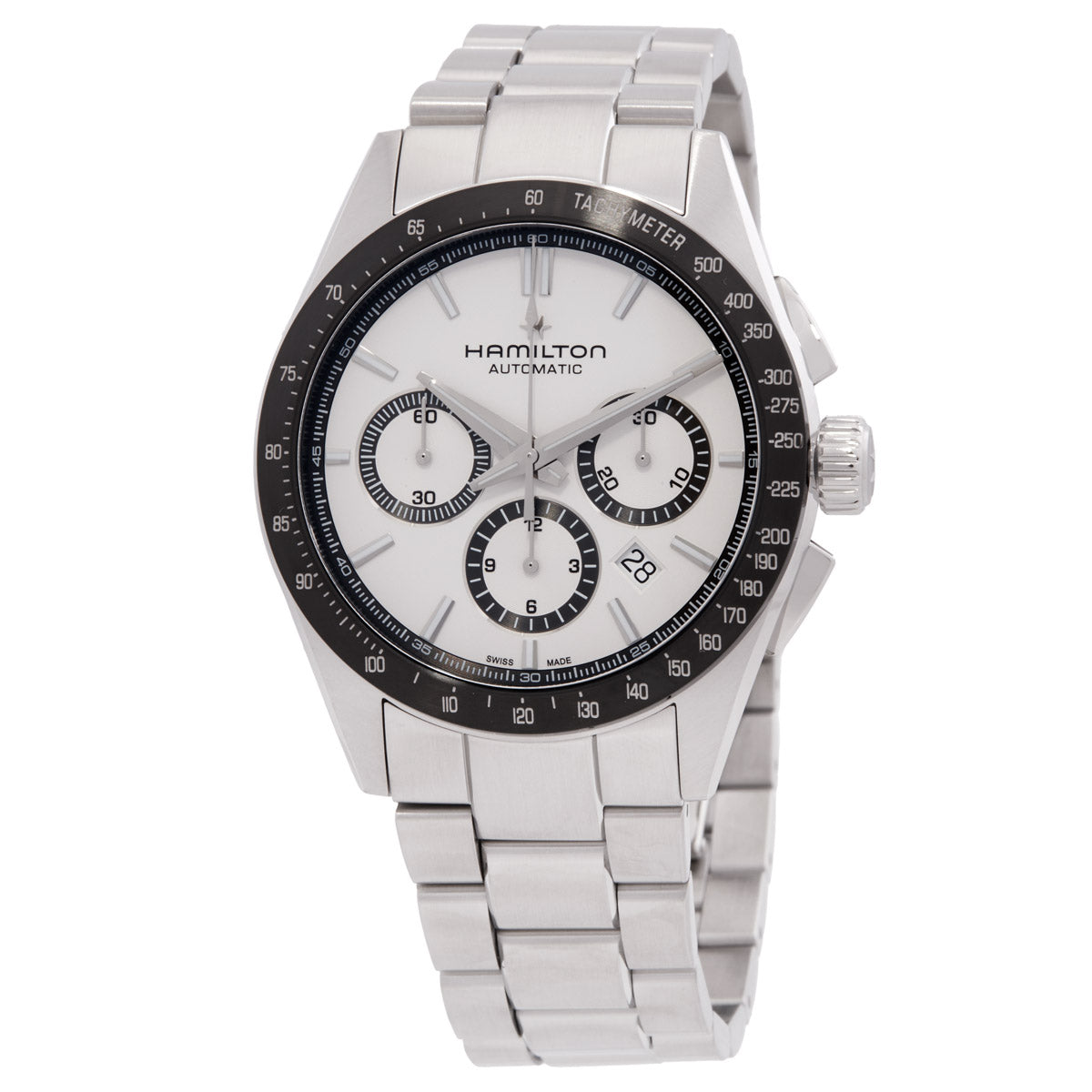 Hamilton Jazzmaster Chronograph Automatic White Dial Mens Watch