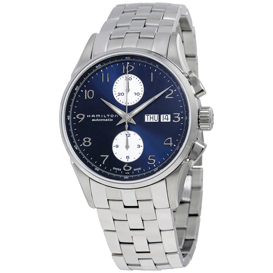 Hamilton Jazzmaster Maestro Chronograph Automatic Blue Dial Mens Watch