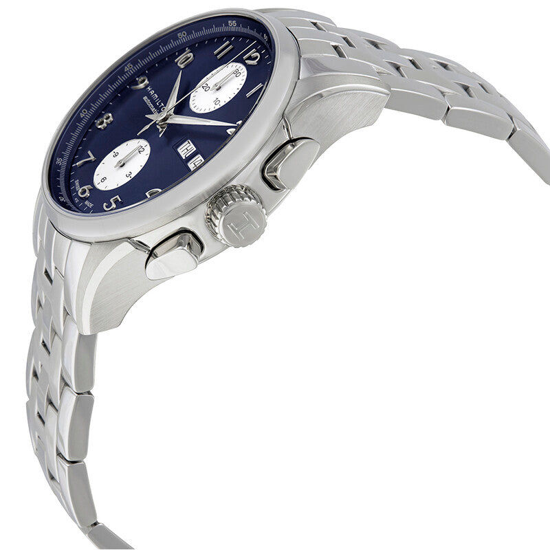 Hamilton Jazzmaster Maestro Chronograph Automatic Blue Dial Mens Watch