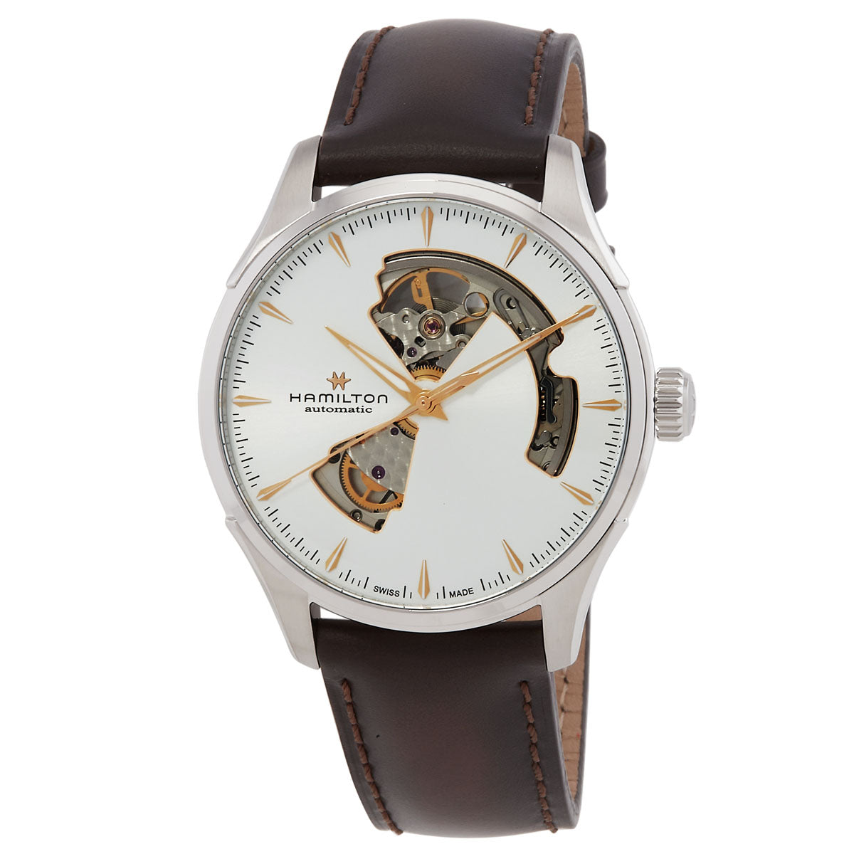 Hamilton Jazzmaster Open Heart Auto Automatic Silver Dial Watch