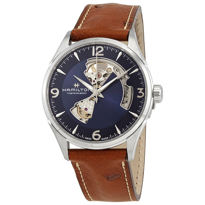 Hamilton Jazzmaster Open Heart Automatic Blue Dial Mens Watch