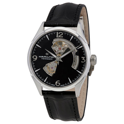 Hamilton Jazzmaster Automatic Open Heart Black Dial Mens Watch