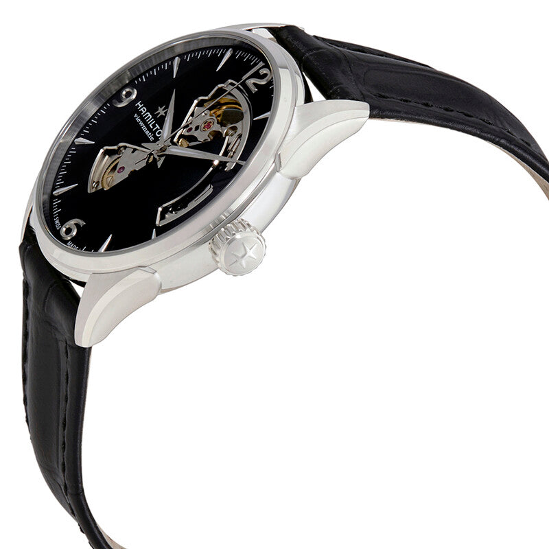 Hamilton Jazzmaster Automatic Open Heart Black Dial Mens Watch