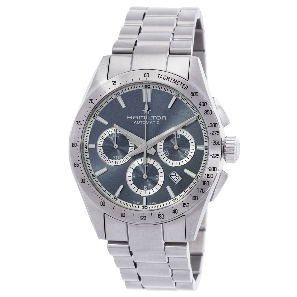 Hamilton Jazzmaster Performer Autochrono Blue Dial Mens Watch