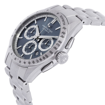 Hamilton Jazzmaster Performer Autochrono Blue Dial Mens Watch